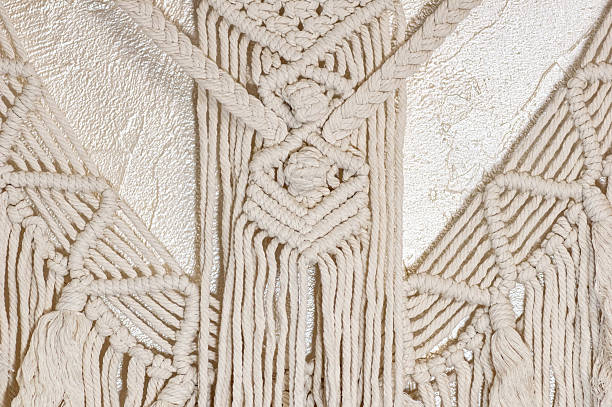 Hanging plant holders macrame